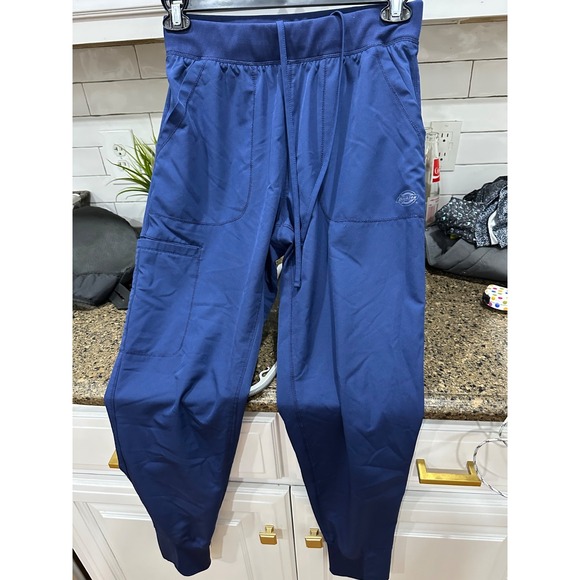 dickies navy jogger scrub pants unsized - Picture 1 of 7